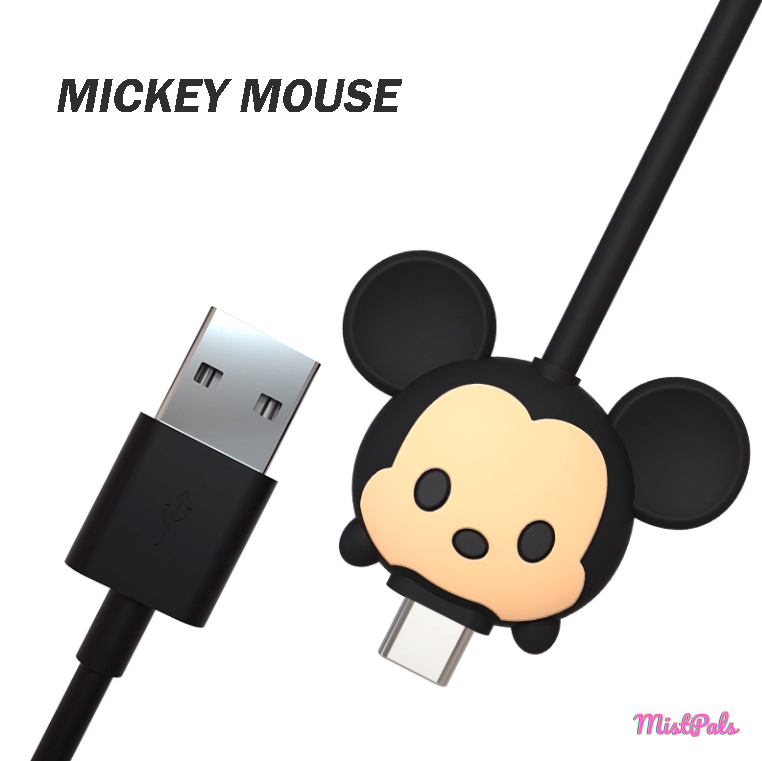 Disney Character Charging Cables | Lotso, Mickey, Minnie | MistPals - MistPals