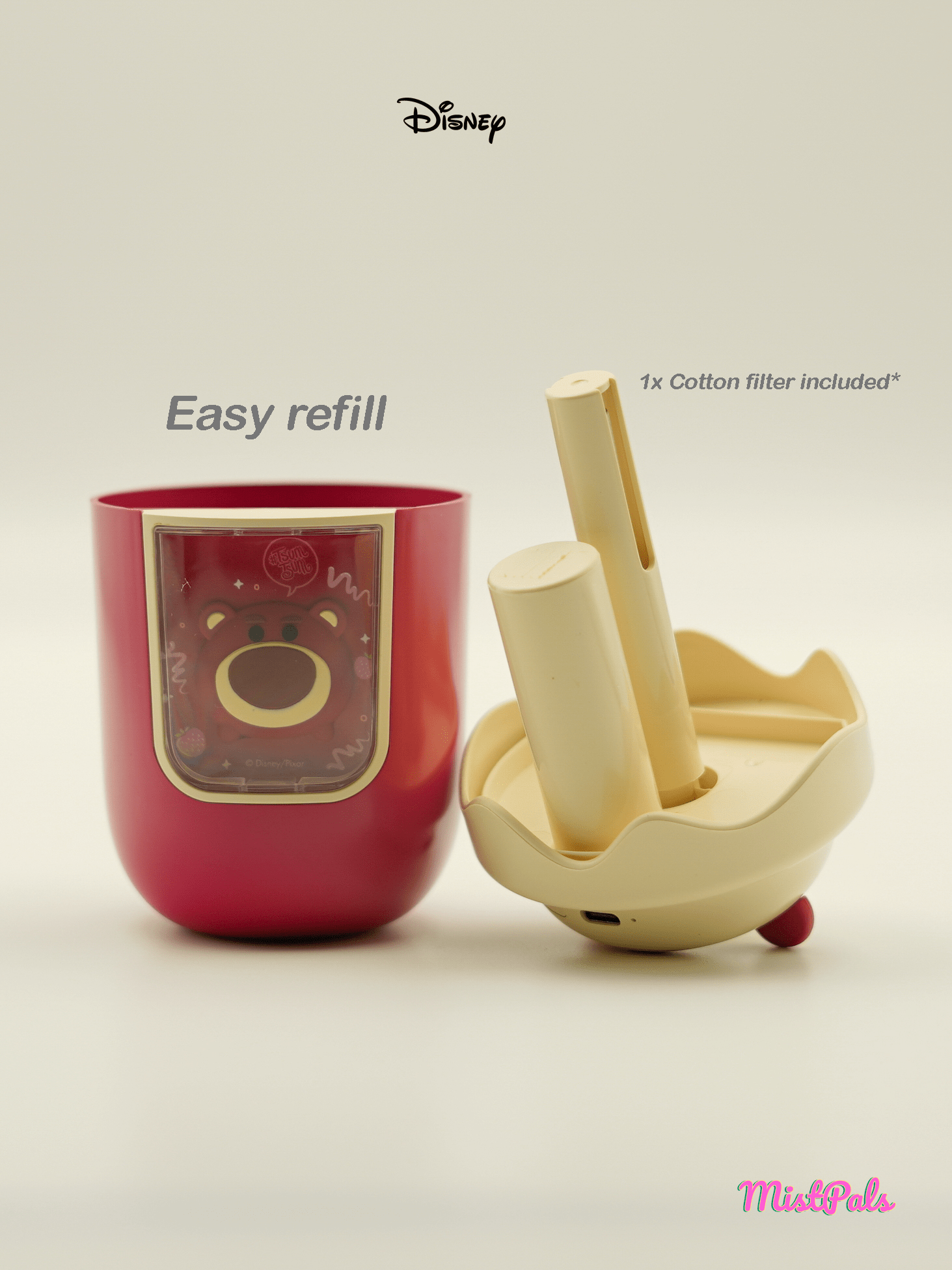 Lotso Bear Cute Desktop Humidifier - Disney | MistPals - MistPals