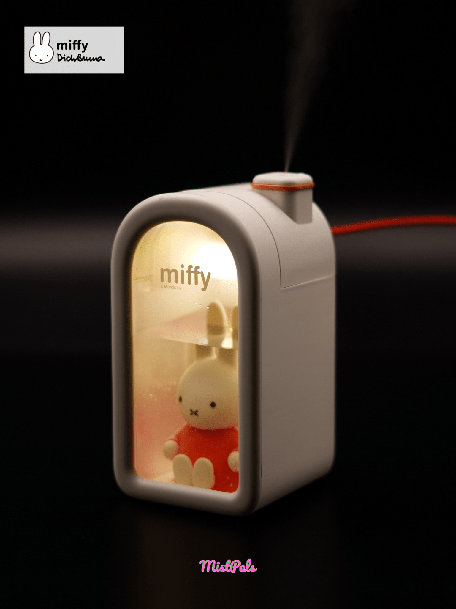 Miffy Rabbit Cute Mini Humidifier | Pink | MistPals - MistPals