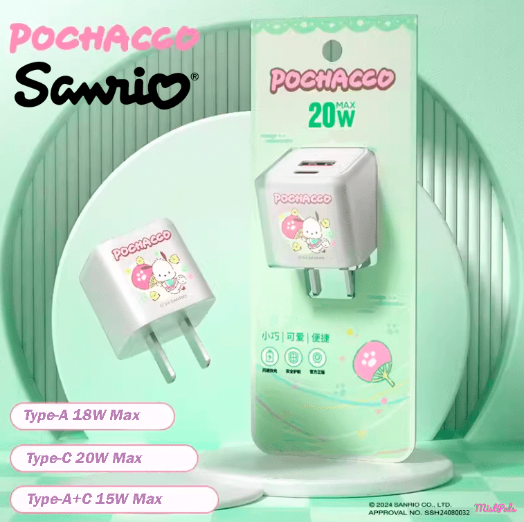 Sanrio Fast Charger | Hello Kitty, Kuromi, Cinnamoroll, Pochacco | MistPals - MistPals